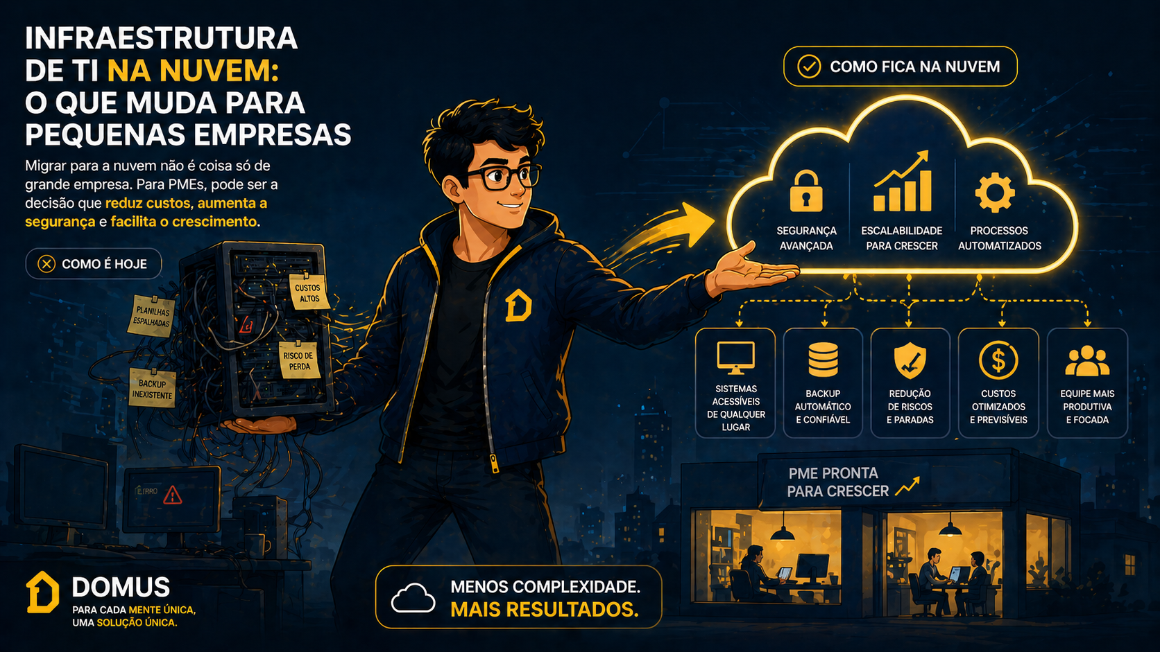 Infraestrutura de TI na nuvem: o que muda para pequenas empresas