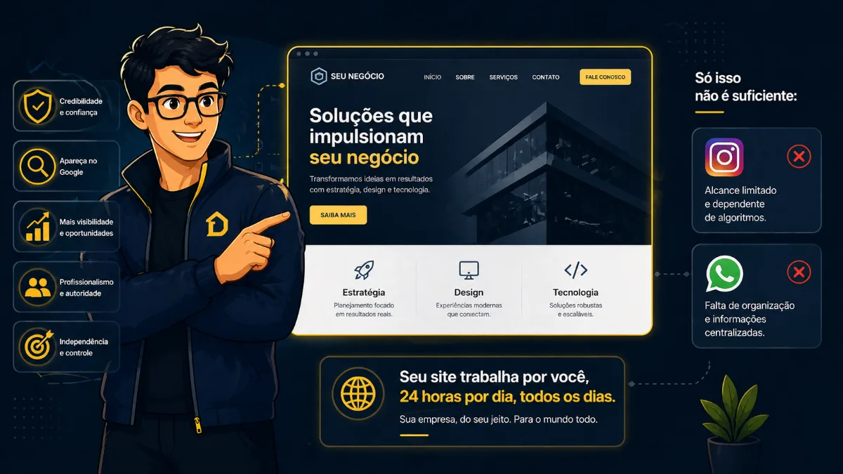 Site profissional ainda vale a pena?